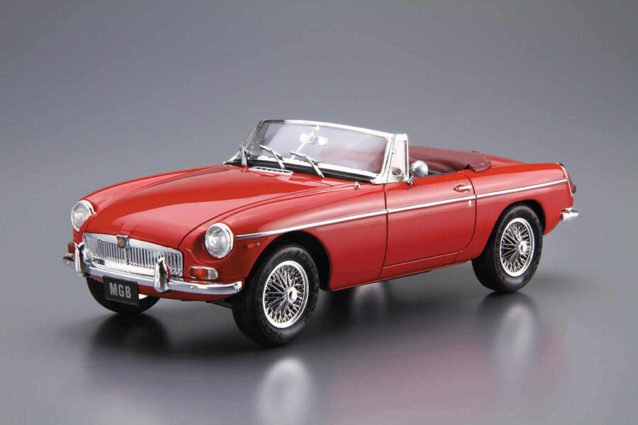 1:24 Scale Aoshima MG MGB G/HM4 MK2 Roadster 1968 Model Kit - Image 2