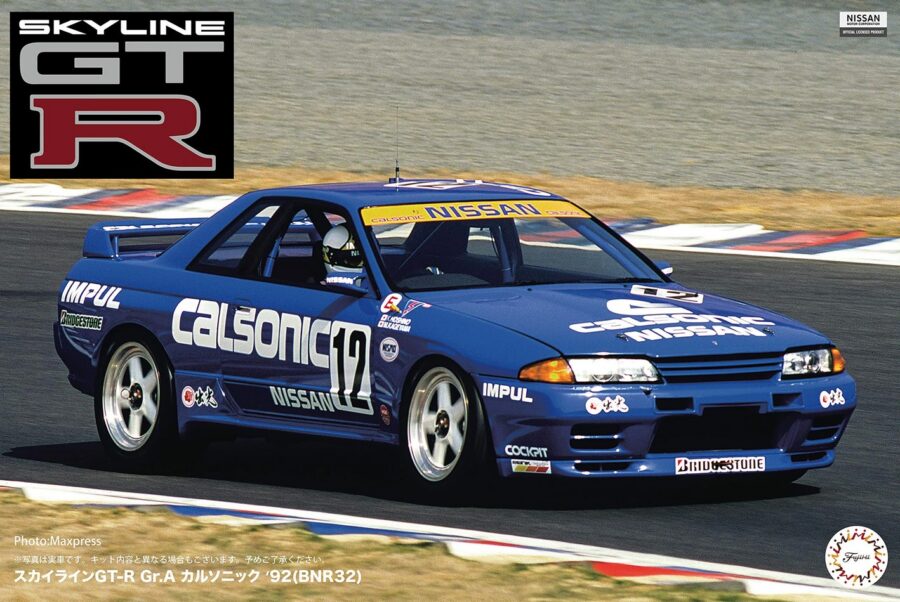 1:12 Scale Fujimi GP.1 Nissan Skyline BNR32 GTR Calsonic Model Kit
