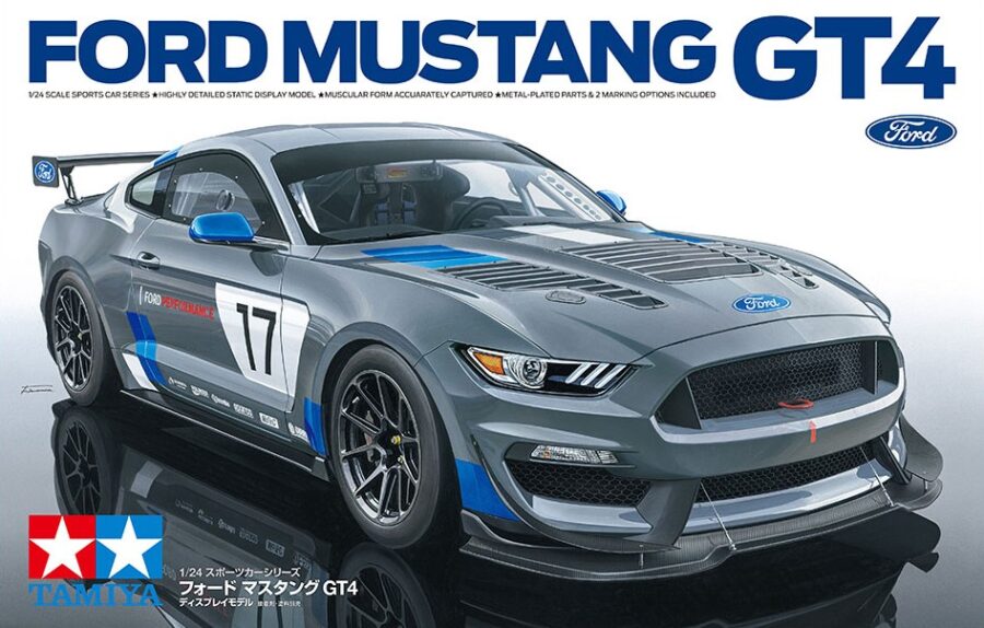 1:24 Scale Tamiya Ford Mustang GT4 Model Kit