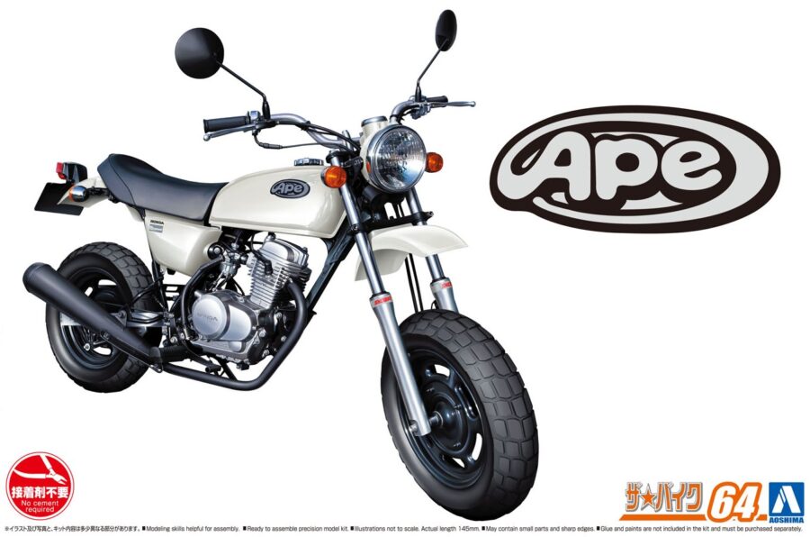 1:12 Scale Aoshima Honda AC16 APE '06 Bike Model Kit
