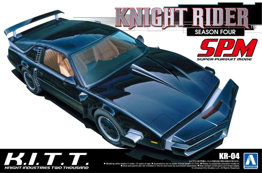 1:24 Scale Aoshima KNIGHT RIDER K.I.T.T Season 4 SPM Model Kit