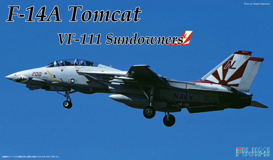 1:72 Scale Fujimi F14-A Tomcat Sundowners Plane Model Kit