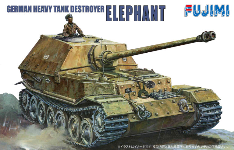 1:76 Scale German Elephant Destroyer Tank Model Kit
