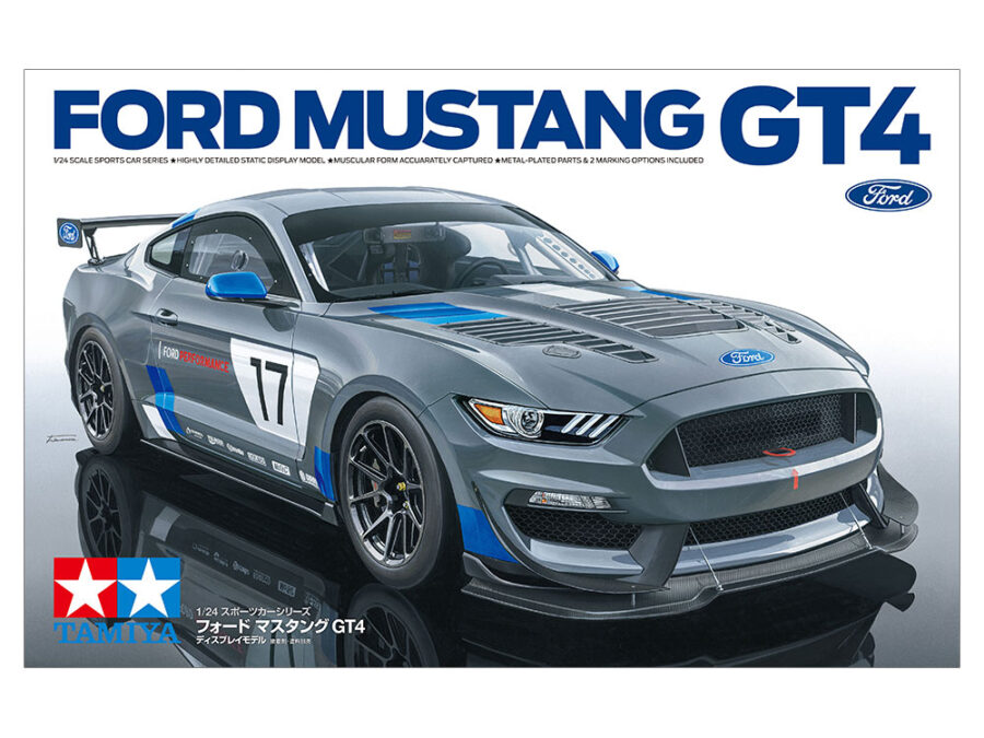 1:24 Scale Tamiya Ford Mustang GT4 Model Kit