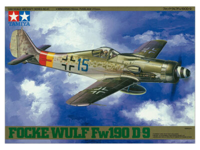 1:48 Scale Tamiya German Focke Wulf FW190 D-9 Plane Model Kit