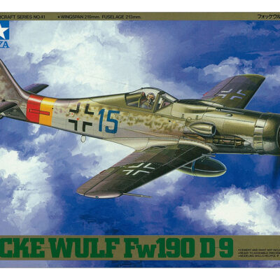 1:48 scale Tamiya German Focke Wulf FW190 D-9 Plane Model Kit