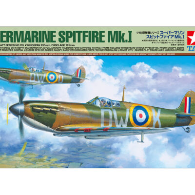 1:48 scale Tamiya Supermarine Spitfire MK.1 Model Kit