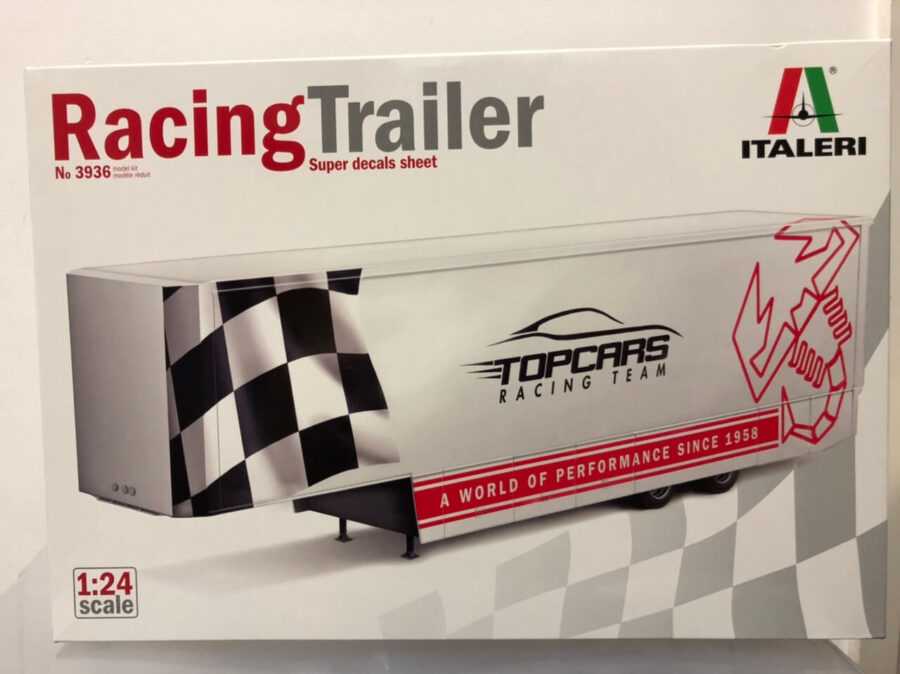 1:24 Scale Italeri Racing Trailer Model Kit