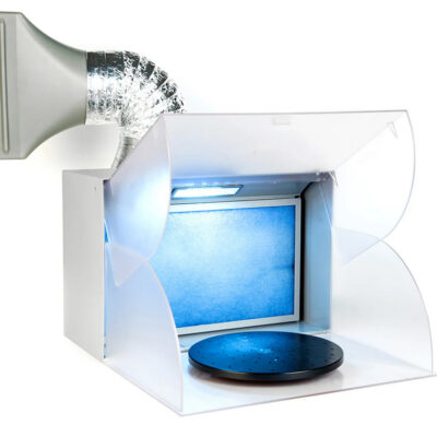 Kent Models Hyper Desktop Paint Spraying Booth with Extractor
