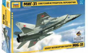1:72 Scale Zvezda MIG-31 Soviet Fighter Interceptor Plane Model Kit  #1419