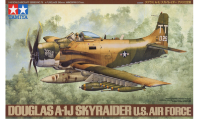 1:48 Scale Tamiya A-1J Skyraider U.S Air Force Model Kit