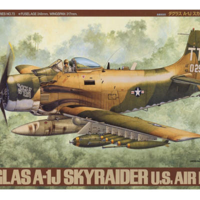 1:48 scale Tamiya A-1J Skyraider U.S Air Force Model Kit