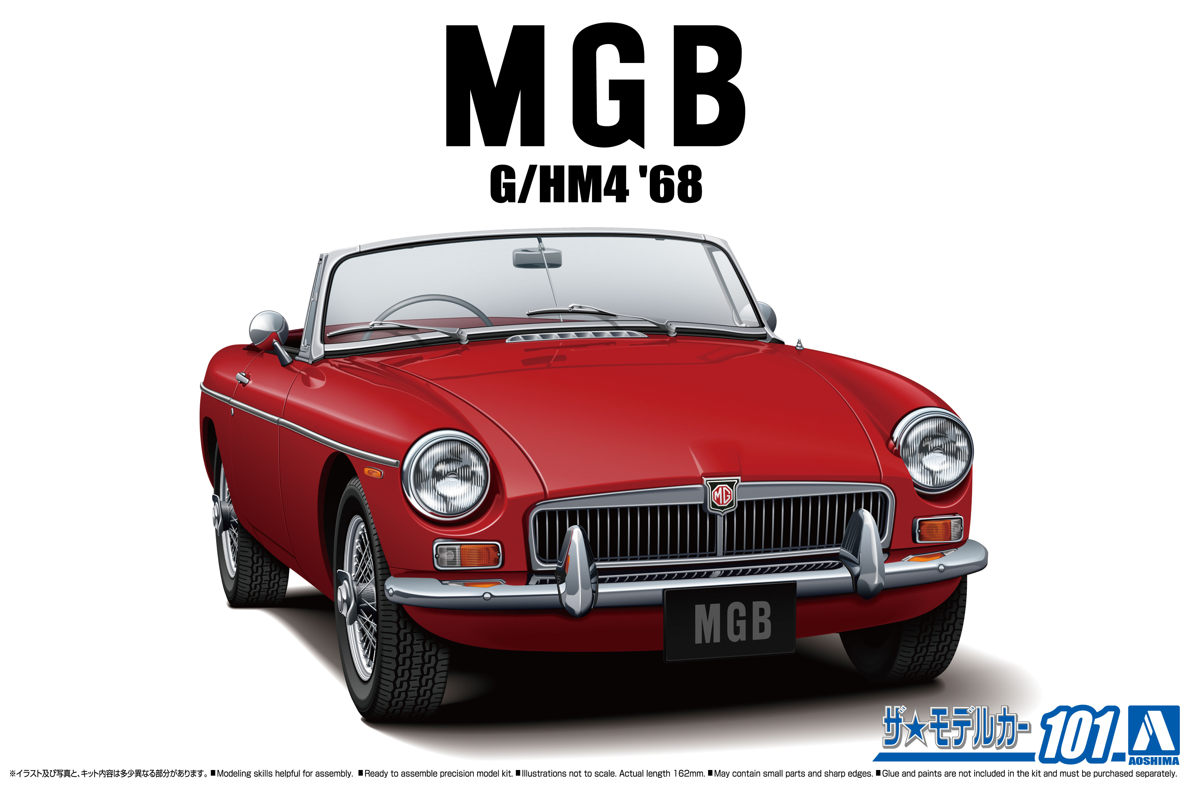 Ace Car Kits 1/43 Scale Model Car A78 - MGB White Metal Built Kit - Blue |  eBay