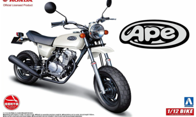 1:12 Scale Aoshima Honda APE50 Monkey Bike Model Kit