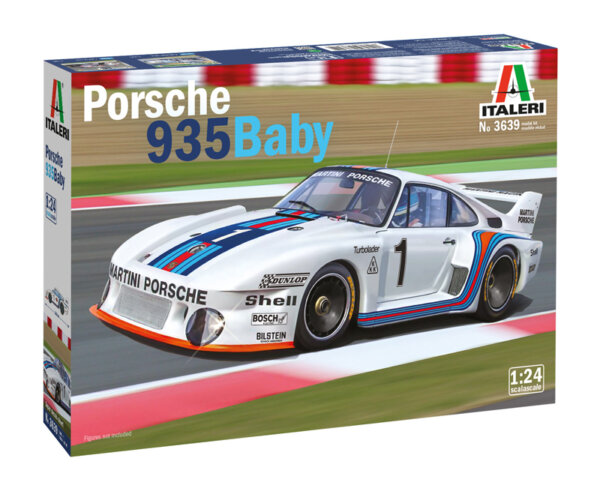 1:24 Scale Porsche 935 Martini Model Car Kit #1443P
