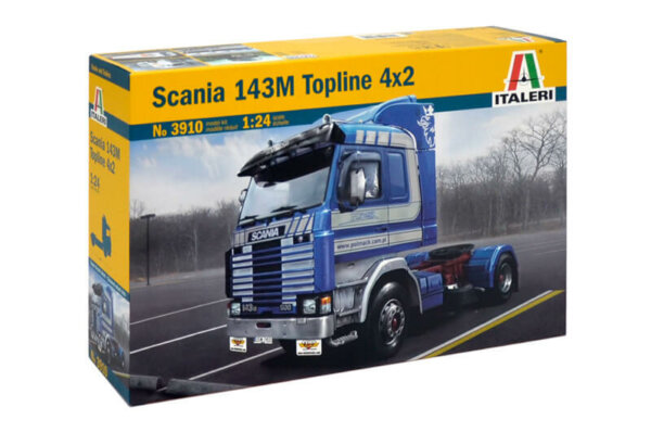 1:24 Scale Italeri Scania 143M Topline Truck Model Kit