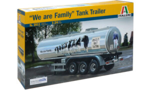 1:24 Scale Italeri 40' We Are Family Tank Trailer Model Kit  #1453p