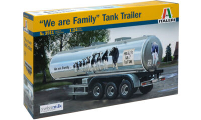 1:24 Scale Italeri 40' We Are Family Tank Trailer Model Kit