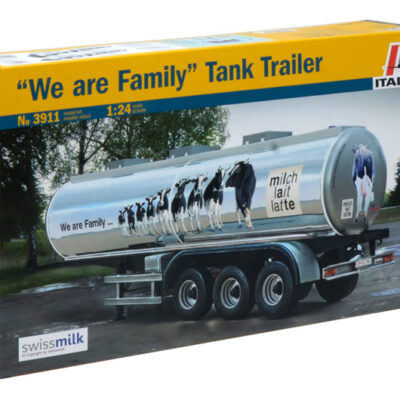 1:24 scale Italeri 40' We Are Family Tank Trailer Model Kit