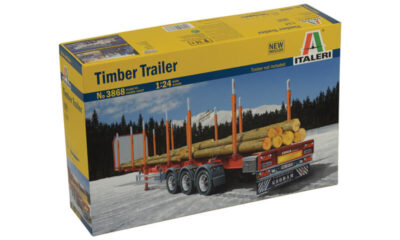 1:24 Scale Italeri Logger Timber Trailer Model Kit