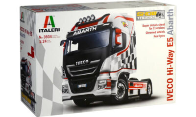 1:24 Scale Italeri Iveco Hi-Way E5 Abarth Truck Model Kit