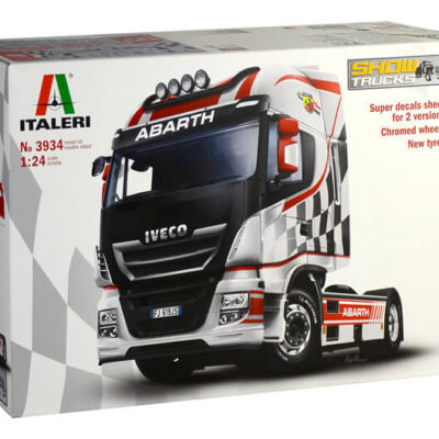 1:24 scale Italeri Iveco Hi-Way E5 Abarth Truck Model Kit