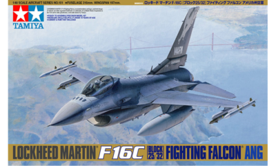 1:48 Scale Tamiya Lockheed Martin F-16C [Block 25/32] Fighting Falcon ANG Model Kit