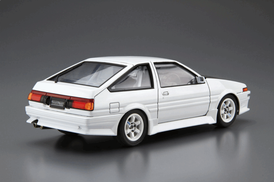1:24 Scale Aoshima Car Boutique Club Toyota AE86 Trueno Car Model Kit - Image 3