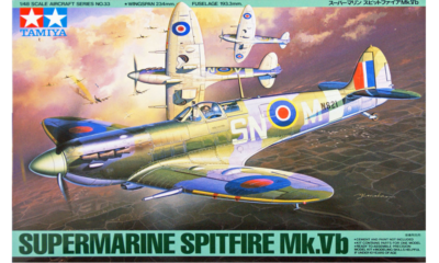 1:48 Scale Tamiya Supermarine Spitfire MK.VB Plane Model Kit