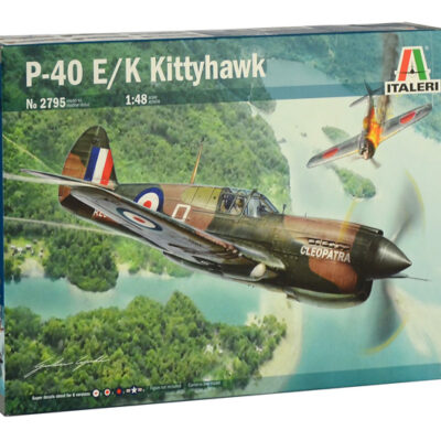 1:48 scale Italeri RAF P-40 E/K Kittyhawk Model Kit