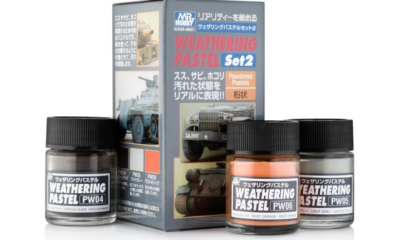 Mr Hobby Weathering Pastel Set 2 For Creating Extra Depth To Your Model Kit