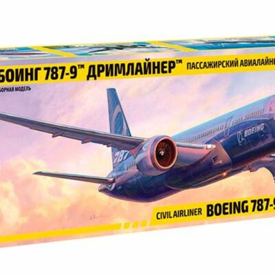 1:144 scale Zvezda Boeing 787-9 Plane Model Kit