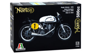 1:9 Scale Italeri Norton Manx Classic Motorcycle Model Bike Kit #