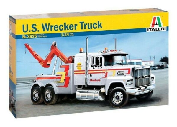 1:24 Scale Italeri US Wrecker Truck Model Kit  #1455p