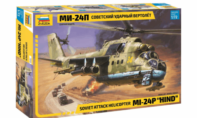1:72 Scale Zvezda MIL MI-24P Hind F Attack Helicopter Model Kit