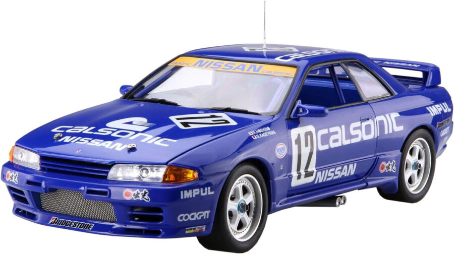 1:12 Scale Fujimi GP.1 Nissan Skyline BNR32 GTR Calsonic Model Kit - Image 2