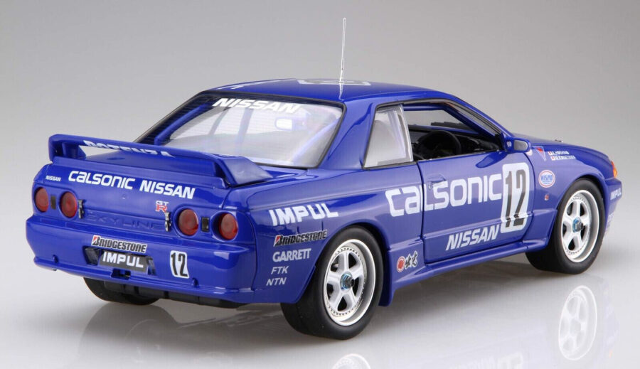 1:12 Scale Fujimi GP.1 Nissan Skyline BNR32 GTR Calsonic Model Kit - Image 6