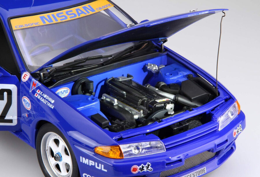 1:12 Scale Fujimi GP.1 Nissan Skyline BNR32 GTR Calsonic Model Kit - Image 5