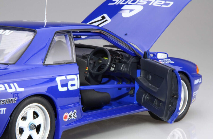 1:12 Scale Fujimi GP.1 Nissan Skyline BNR32 GTR Calsonic Model Kit - Image 4