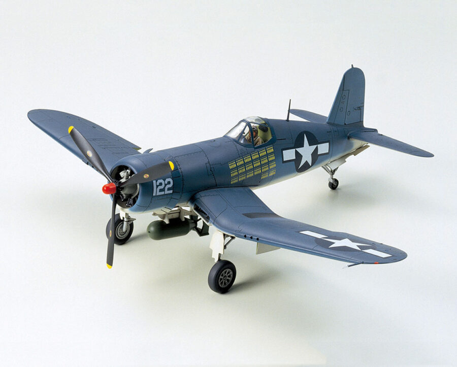 1:48 Scale Tamiya Vought F4U-1A Corsair Model Aircraft Kit - Image 2