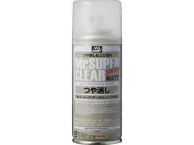 Mr.Hobby Super Clear UV Cut Top Coat Spray Can 170ml - Flat