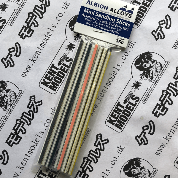 Albion Alloys Mini Sanding Sticks Assorted Pack for Preparing your