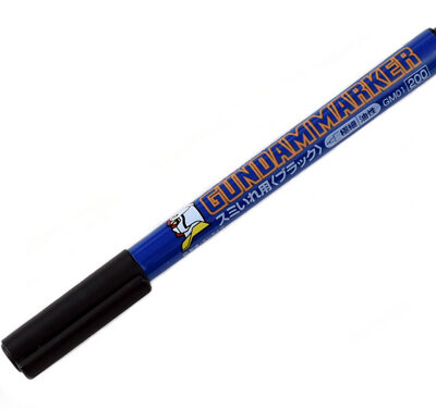 Mr Hobby Gundam Marker - Black Colour Liner Pen Single