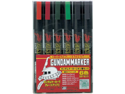 Mr.Hobby Gundam Marker - Zeon Set Version