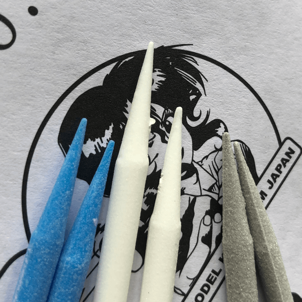 Albion Alloys Plastic Sanding Needles Pack For sanding holes and odd