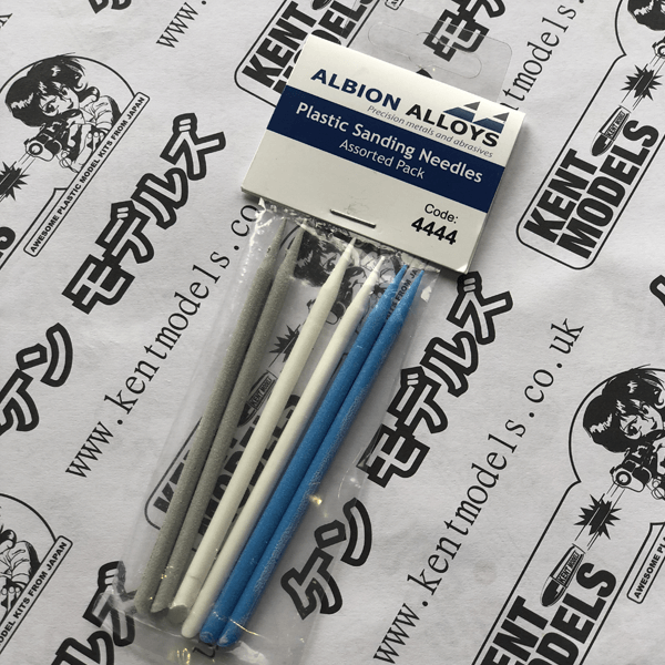 Albion Alloys Plastic Sanding Needles Pack For sanding holes and odd