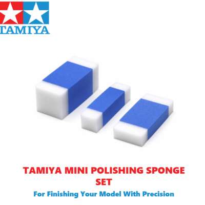 Tamiya Mini Polishing Sponge Set - For Polishing Your Model Kit