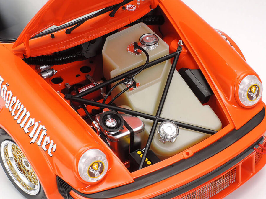 1:12 Scale Tamiya Porsche 934 Jagermeister Race Car Model Kit - Image 3