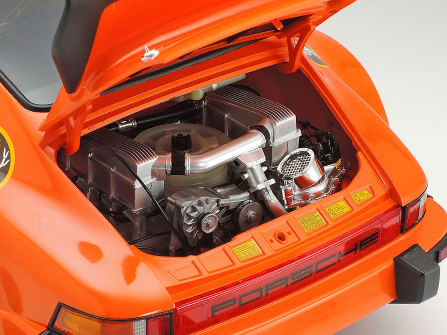 1:12 Scale Tamiya Porsche 934 Jagermeister Race Car Model Kit - Image 4