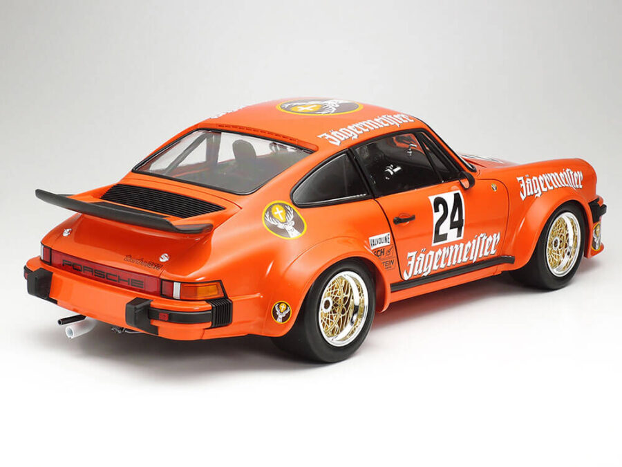 1:12 Scale Tamiya Porsche 934 Jagermeister Race Car Model Kit - Image 5